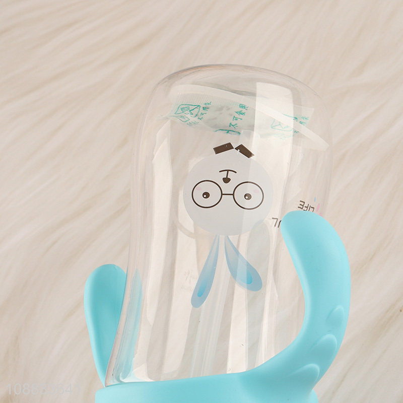 Best sale cartoon portable children water straw bottle
