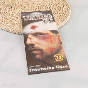 Factory Price Halloween Wound Fake Tattoo Temporary Tattoo Stickers