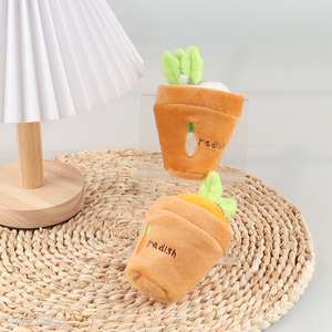 China supplier creative cartoon carrot plush toys for children