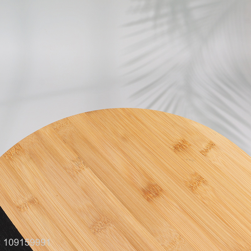 Online Wholesale Round Natural Bamboo Chopping Board Kitchen Cutting Board