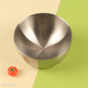 Factory supply stainless steel anti-hot tableware bowl salad bowl for sale