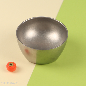 Wholesale Stainless Steel Heat Insulated Anti-Hot Soup Rice Fruit Salad Bowls