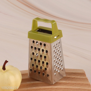 Good Quality Multi-Function 4-Sided Stainless Steel Box Grater for Kitchen