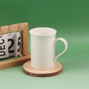 Online wholesale 300ml ceramic water cup coffee cup water mug with handle