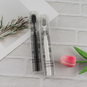 Best selling multicolor soft bristle adult tooth cleaning toothbrush wholesale