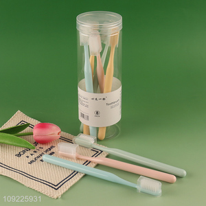 New arrival 8pcs soft bristle adult oral care tooth cleaning toothbrush