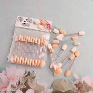 Factory supply 10pcs makeup tool double-headed eye shadow stick set