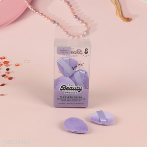 Online Wholesale 8 Packs Mini Finger Powder Puffs Cosmetic Puffs