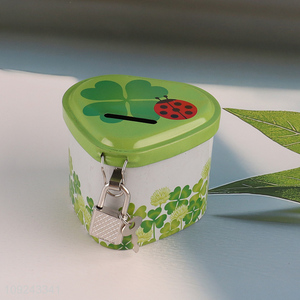 New Arrival Tin Piggy Bank Metal Money Coin Bank for Kids Chldren