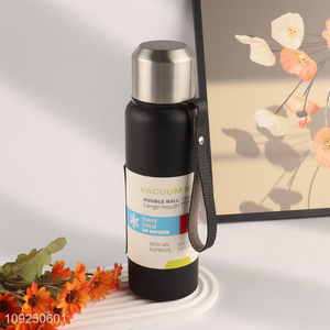 New Arrival Large Mouth Double Wall Stainless Steel Vacuum Insulated Water Bottle