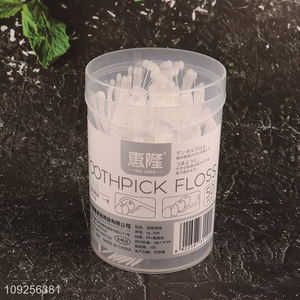 Online Wholesale 50 Count Dental Floss Picks No Break & No Shred Floss