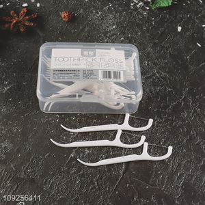 Factory Supply 26 Count Dental Floss Picks for Men Women Teeth Cleaning