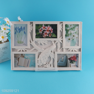 New Arrival 4X6 Inch Collage Picture Frames 5-Opening Wall Hanging Photo Frames