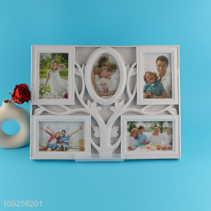 China Wholesale 4X6 Inch 5-Opening Collage Picture Frames Wall Hanging Picture Frames