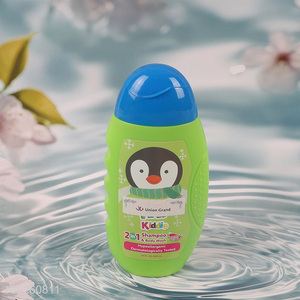 Yiwu market cartoon children 2in1 shampoo body wash for sale