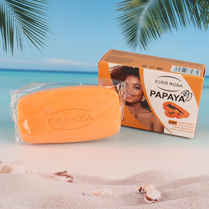 Factory Price Papaya Soap Skin Brightening Papaya Soap Bar for Face & Body