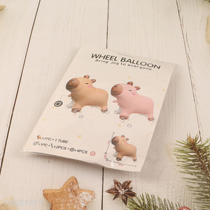 Low price cartoon party decoration cute aluminum film balloon set