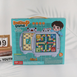 Wholesale 4-in-1 Flying Chess Snake Chess Adventure Chess Beast Fighting Chess Set