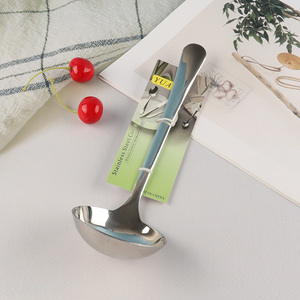 Most popular long handle home kitchen utensil soup ladle for sale
