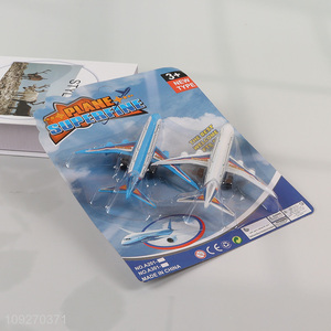New Product 2PCS Plastic Airliner Toy Set Airplane Model Toys