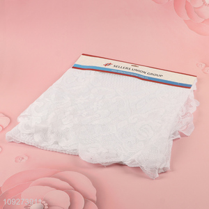 Best quality hollow polyester table cloth table decoration