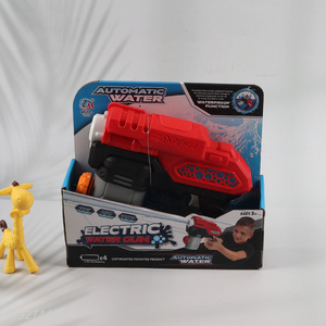 Good quality summer children electric water gun toy with lights