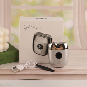 Hot selling portable travel men shaver electric razor mini shaver