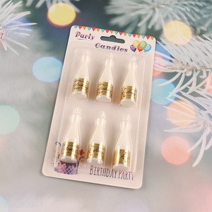 Good selling 6pcs birthday cake candle decorative candle