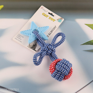 Hot items cotton rope pet chew toys teething toys