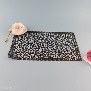 Top selling tabletop decor pvc placemats dinner mat