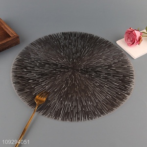 Factory price round pvc placemats dinner mat for sale