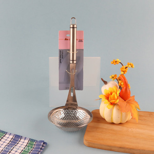 Hot sale stainless steel mesh filter strainer spoon