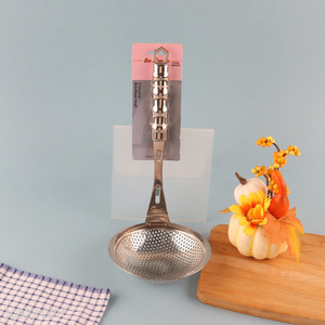 Popular products stainless steel mesh filter strainer spoon