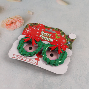 Yiwu market christmas decoration christmas party glasses