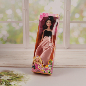 Hot selling fashion doll dress doll for girls kids