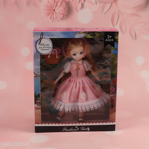 Factory supply girls kids fashion doll dress doll