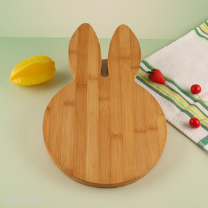 Popular products rabbit shape cutting board chopping block