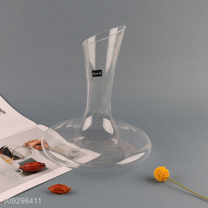 Popular products transparent glass wine decanter