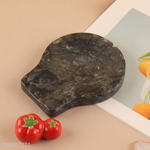 Good selling household marble soup spoon rack