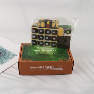 Top sale children magnetic building block toys set