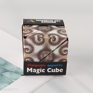 Top products changeable magnetic magic cube toys
