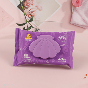 Top products 40pcs flushable wet wipes for sale
