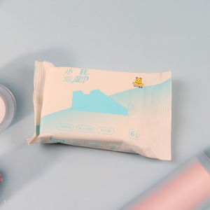 Hot selling shoes cleaning shoes wet wipes