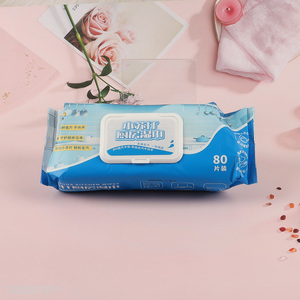 Top selling 80pcs skin-friendly soda kitchen wet wipes