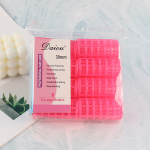 Top products 8pcs plastic hair roller set for sale