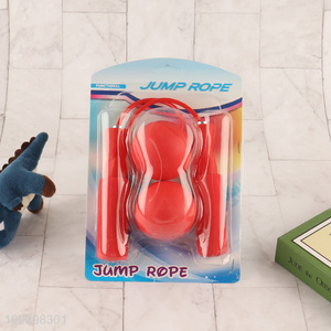 China factory sports fitness Double-duty Cordless Jump Rope