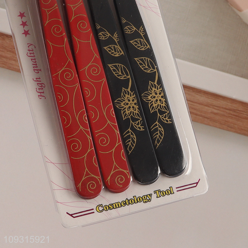 Hot products 4pcs eyebrow tweezers for makeup tool
