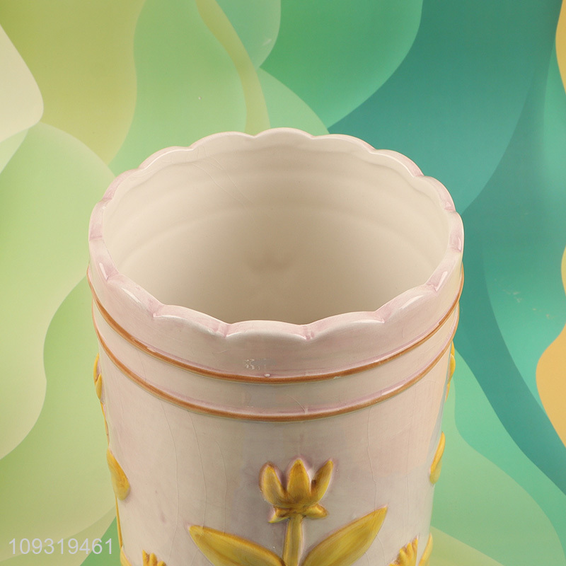 Good quality ceramic hydroponic vase flower vase for sale