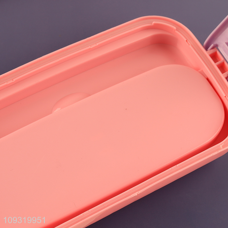 New arrival cartoon portable plastic lunch box