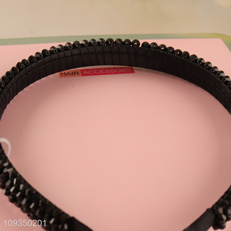 Low price black hair accessories hair hoop for girls